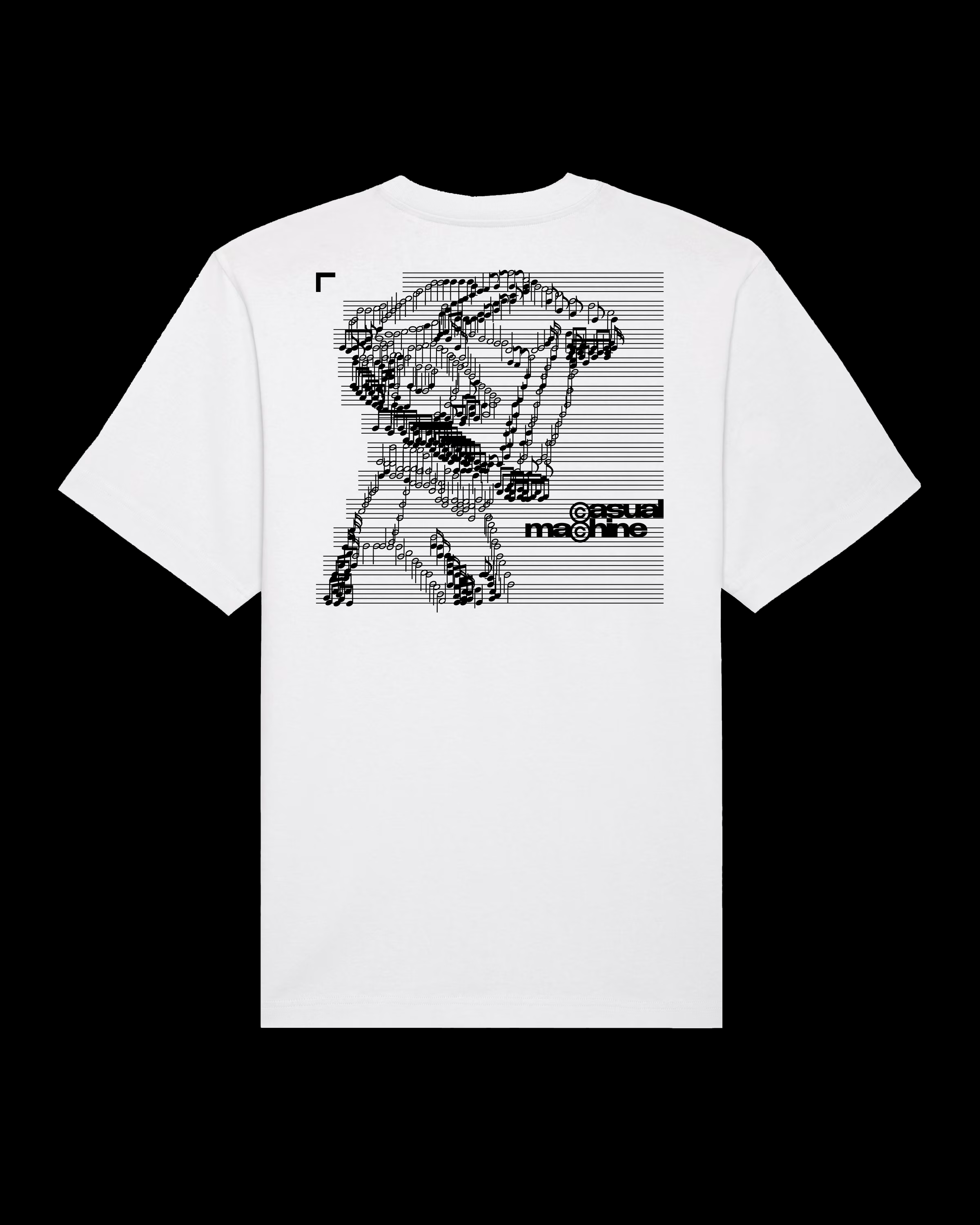 T-shirt Casual Records - Blanc