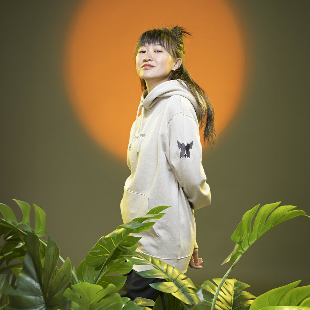 Hoodie Chute tangible - Beige