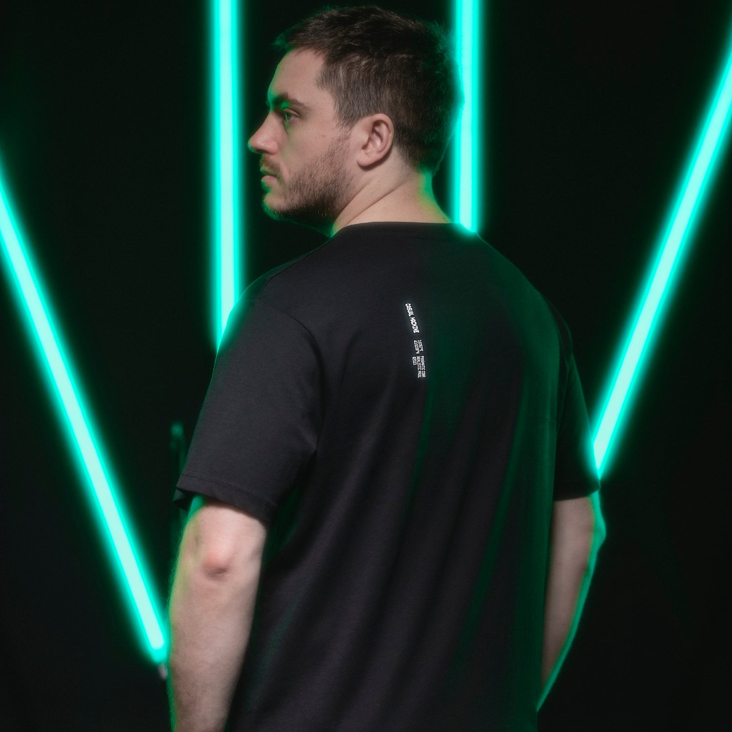 T-shirt Briques - Noir