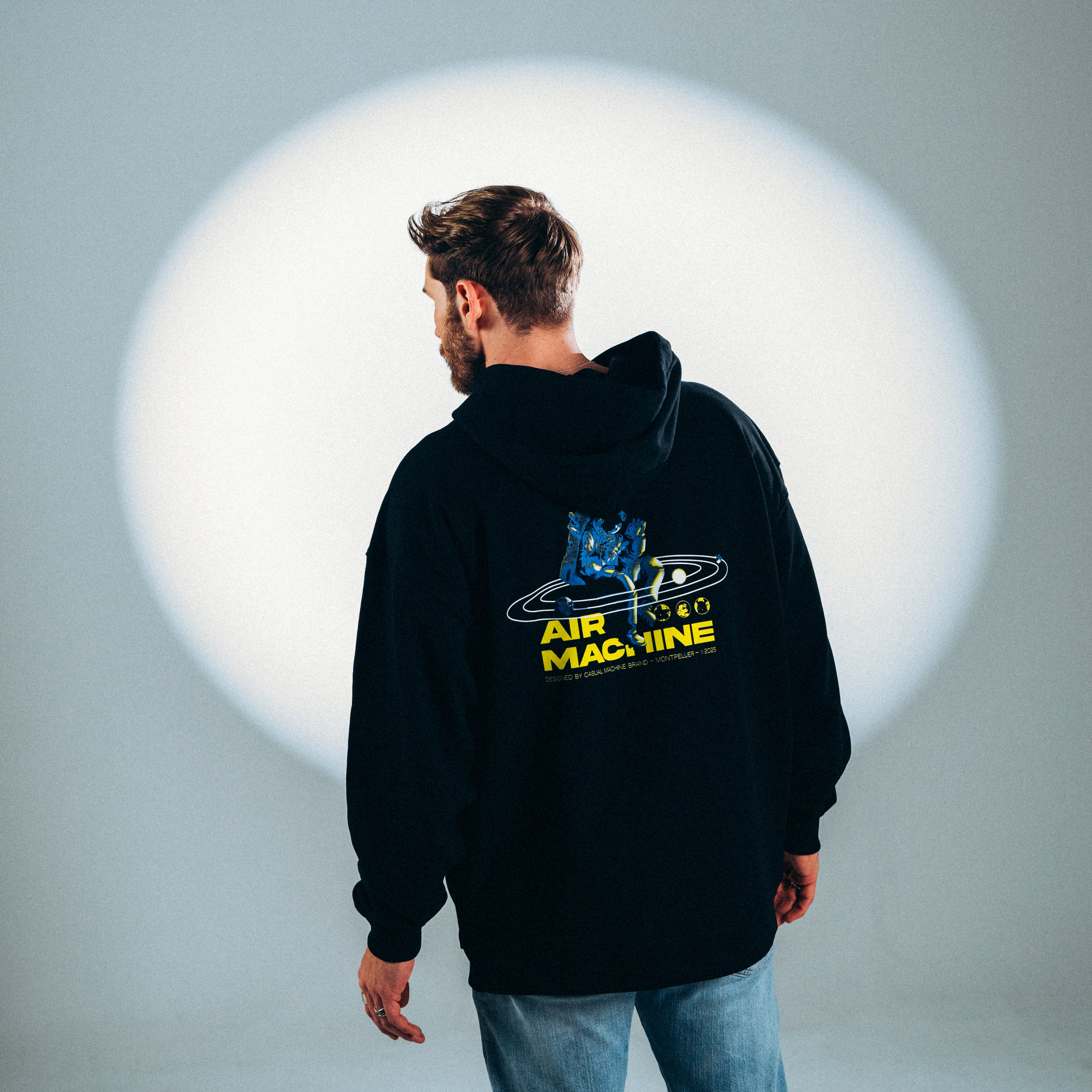 hoodie-sweat-unisexe-noir-impression-dos-air-machine-100-coton-biologique-350g