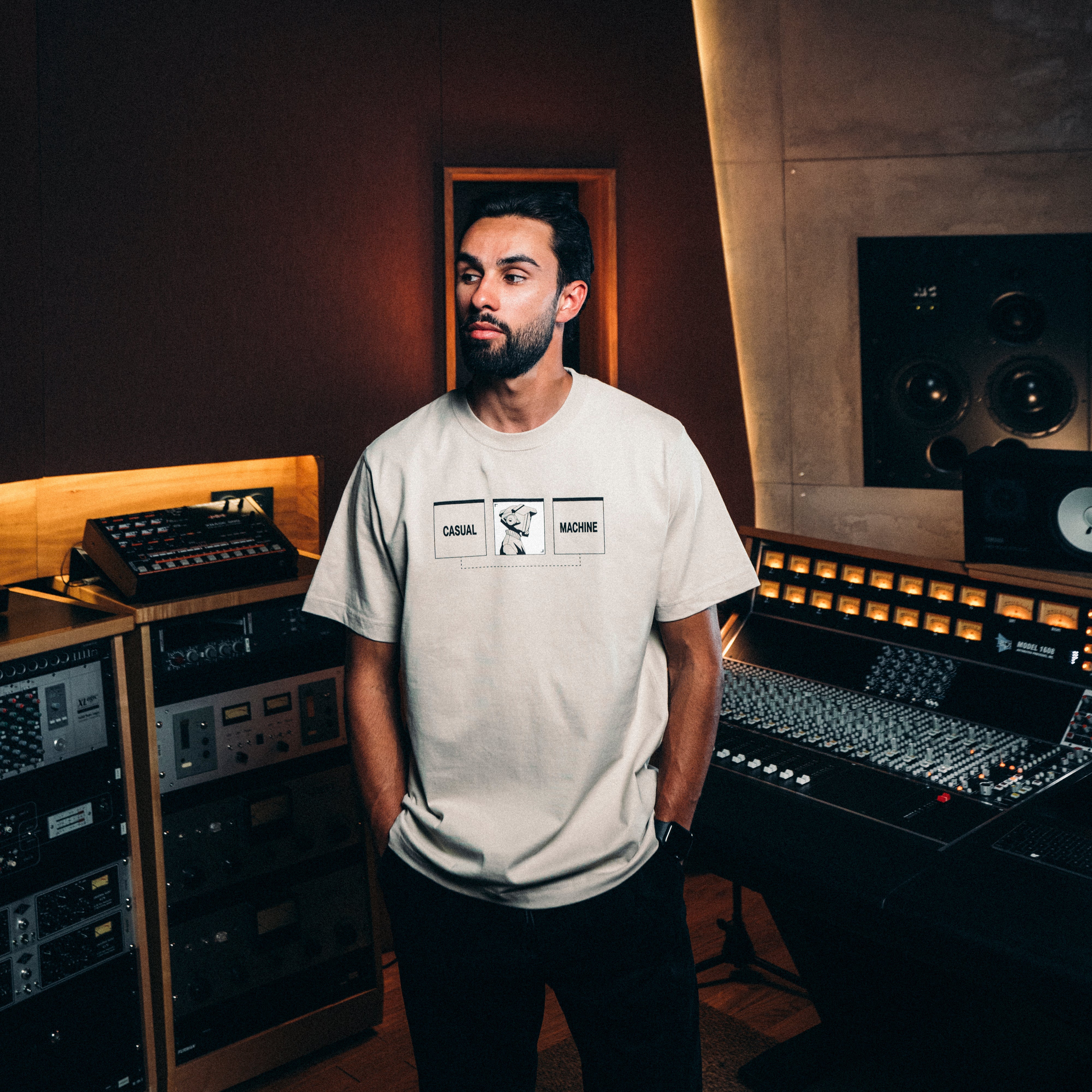T-shirt Casual Records - Beige