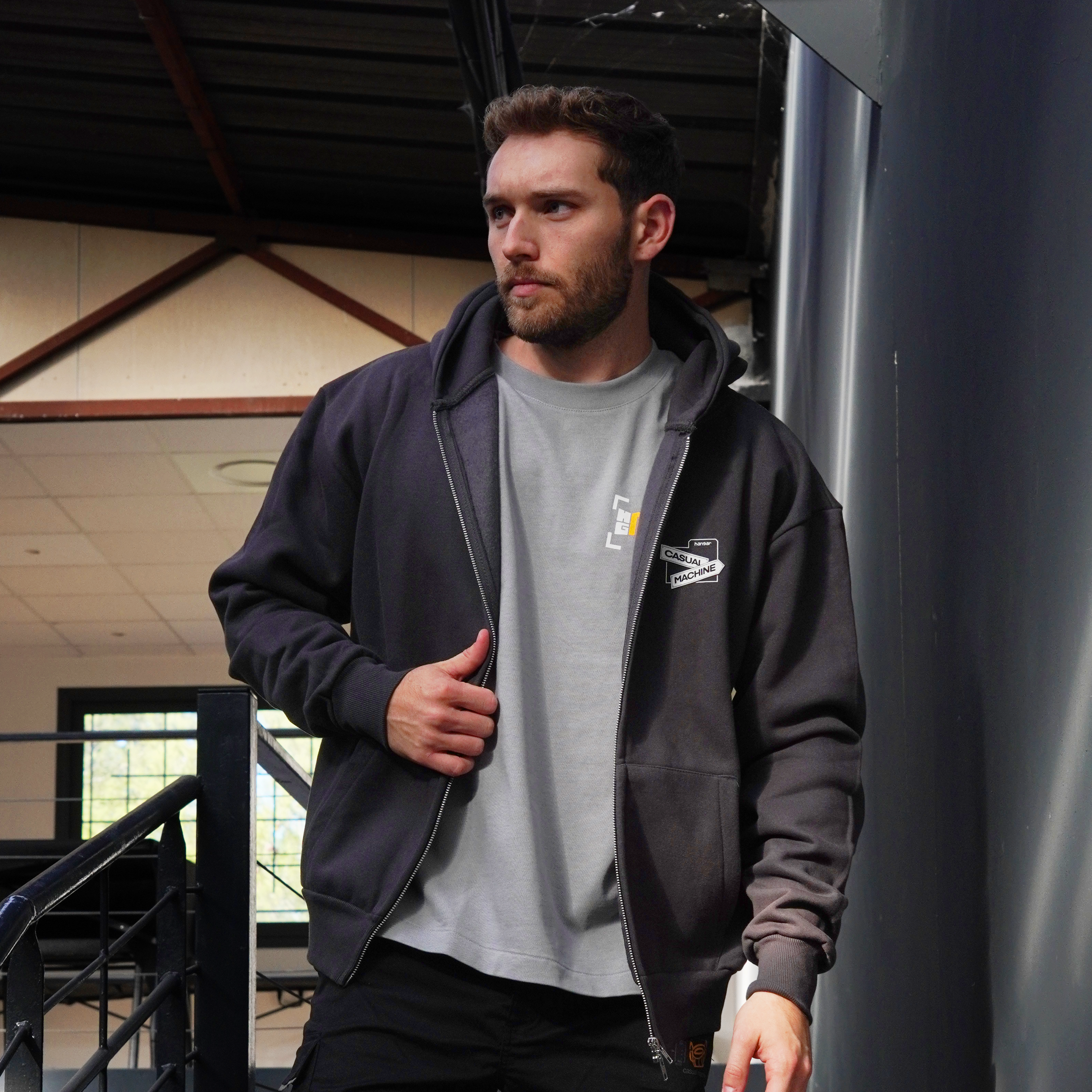 Veste zippée Casual × Hangar