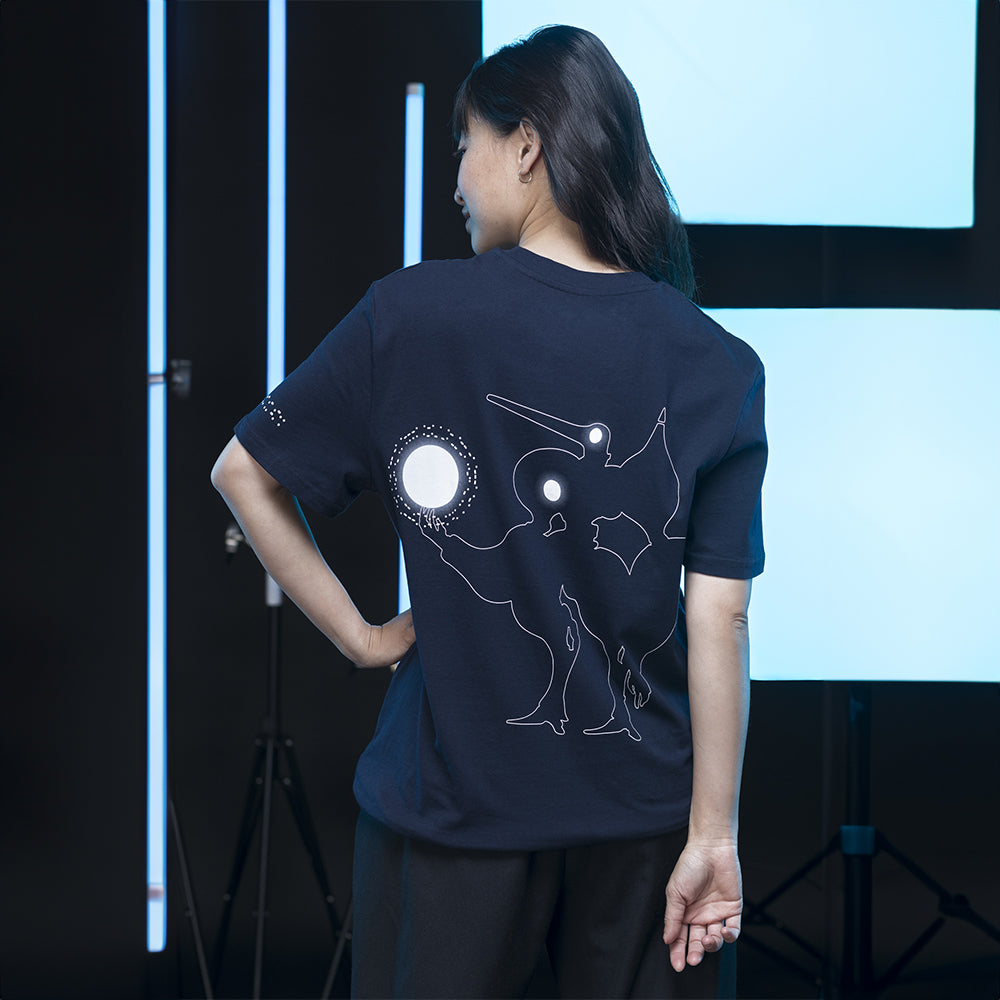 T-shirt Pilier du virtuel - Bleu