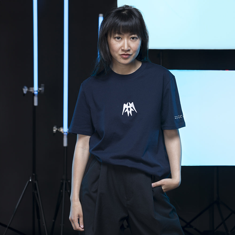 T-shirt Pilier du virtuel - Bleu