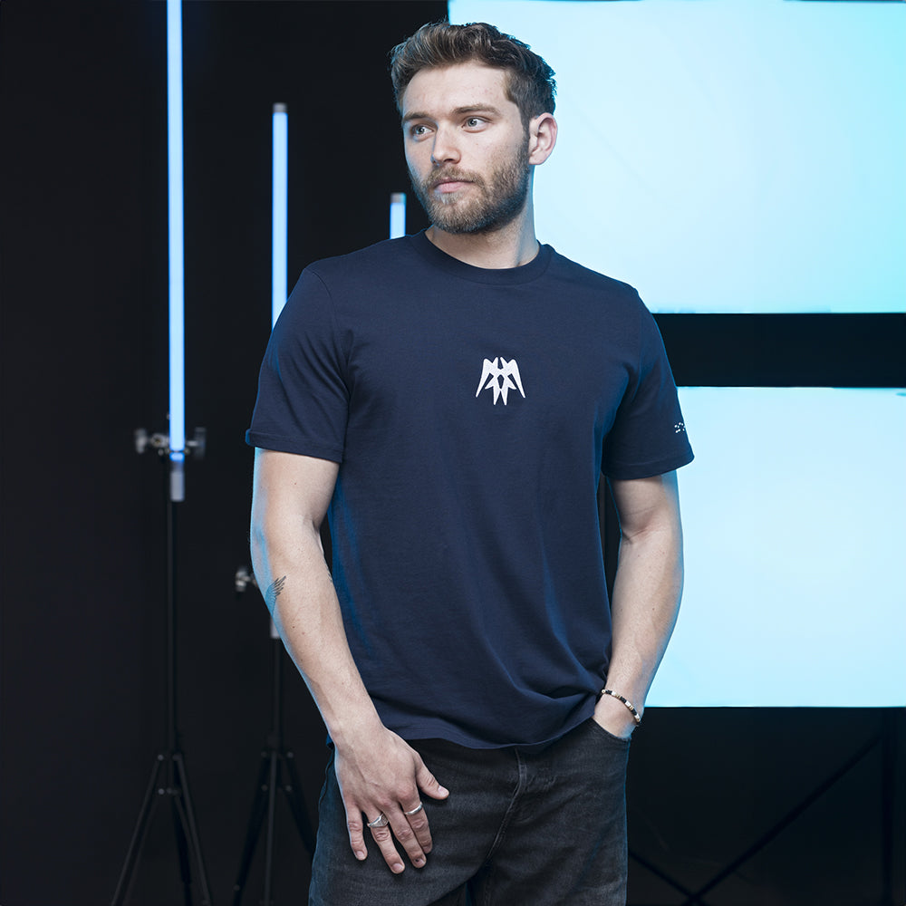 T-shirt Pilier du virtuel - Bleu