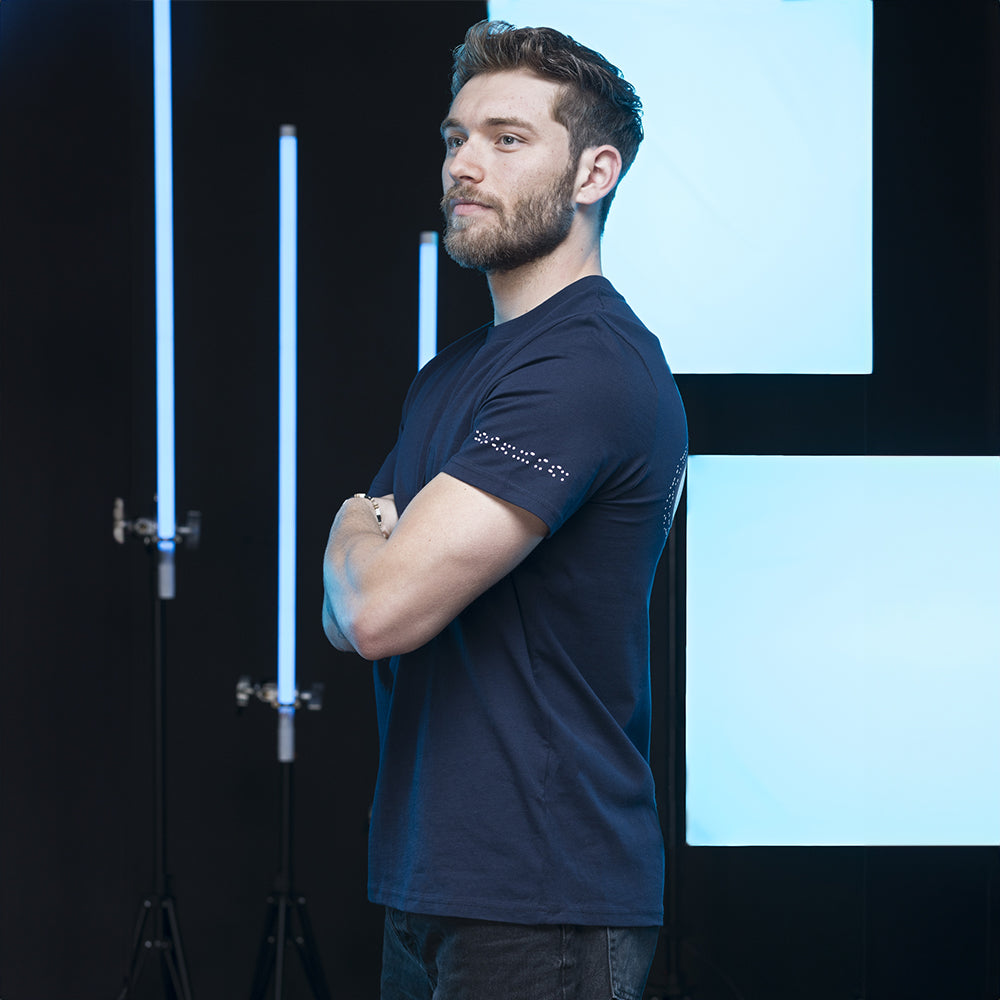 T-shirt Pilier du virtuel - Bleu