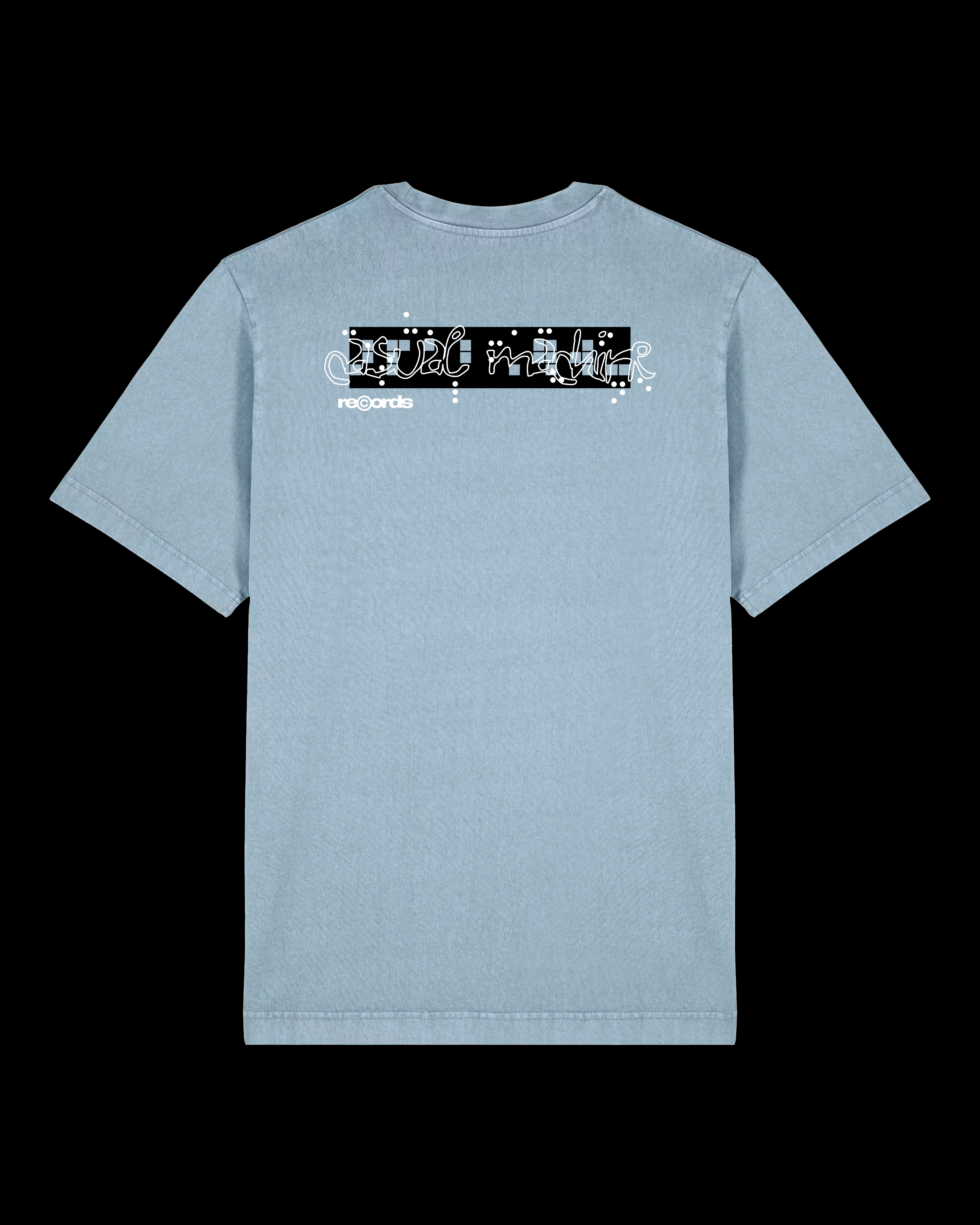T-shirt Casual Records - Bleu