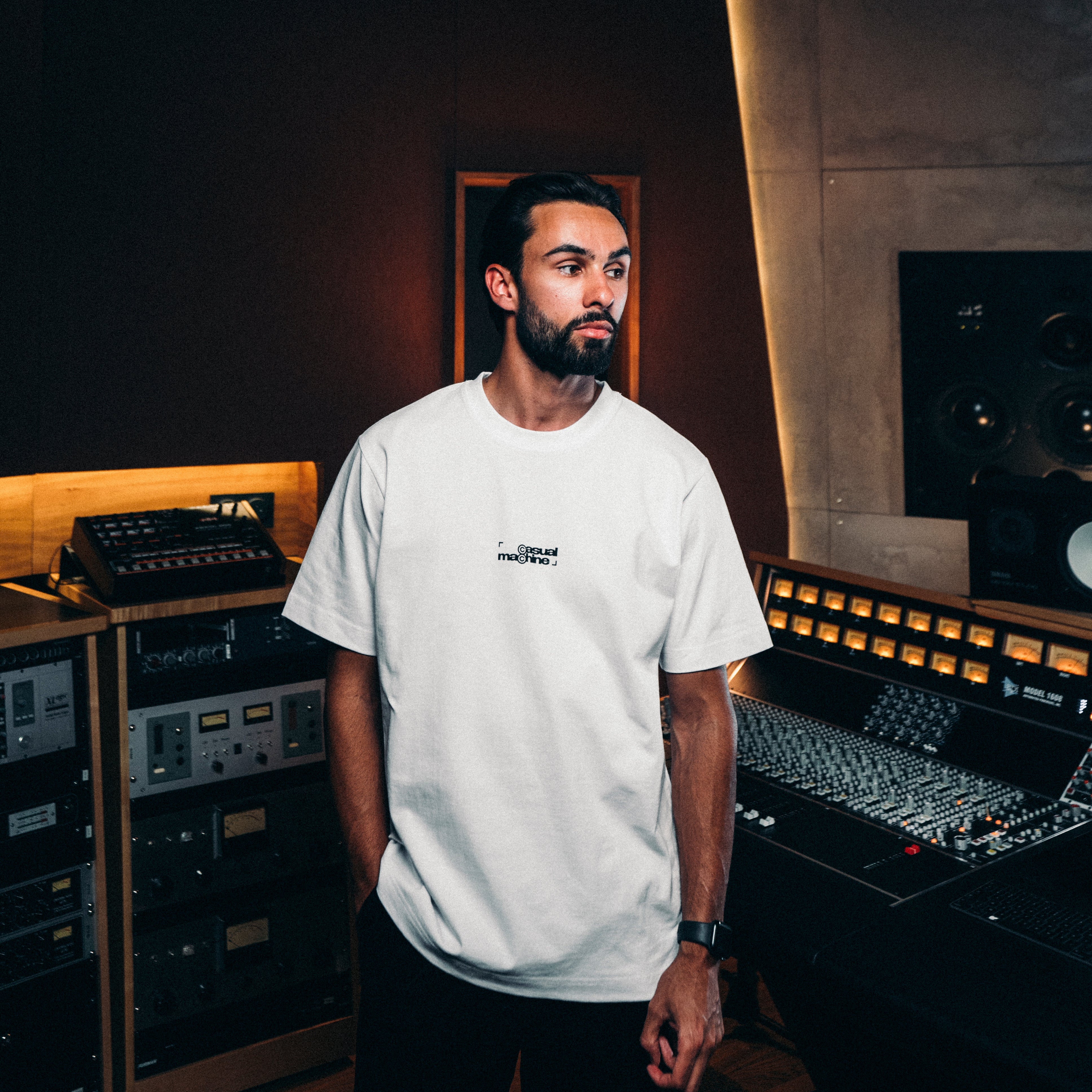 T-shirt Casual Records - Blanc