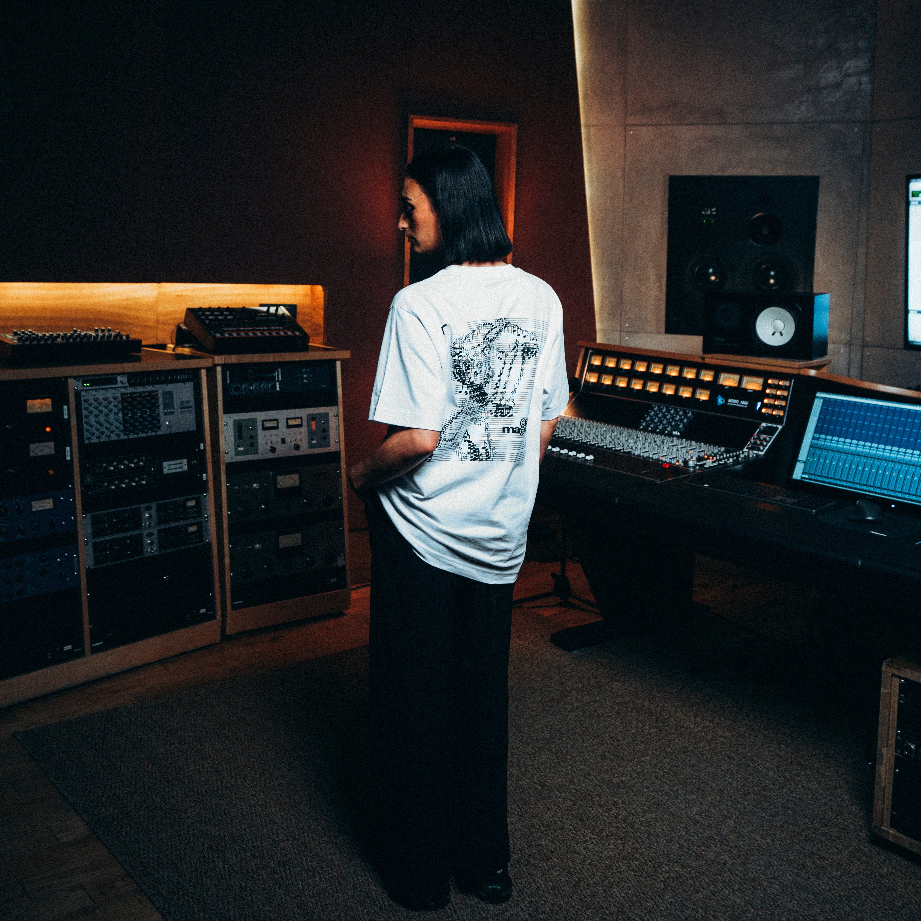 T-shirt Casual Records - Blanc