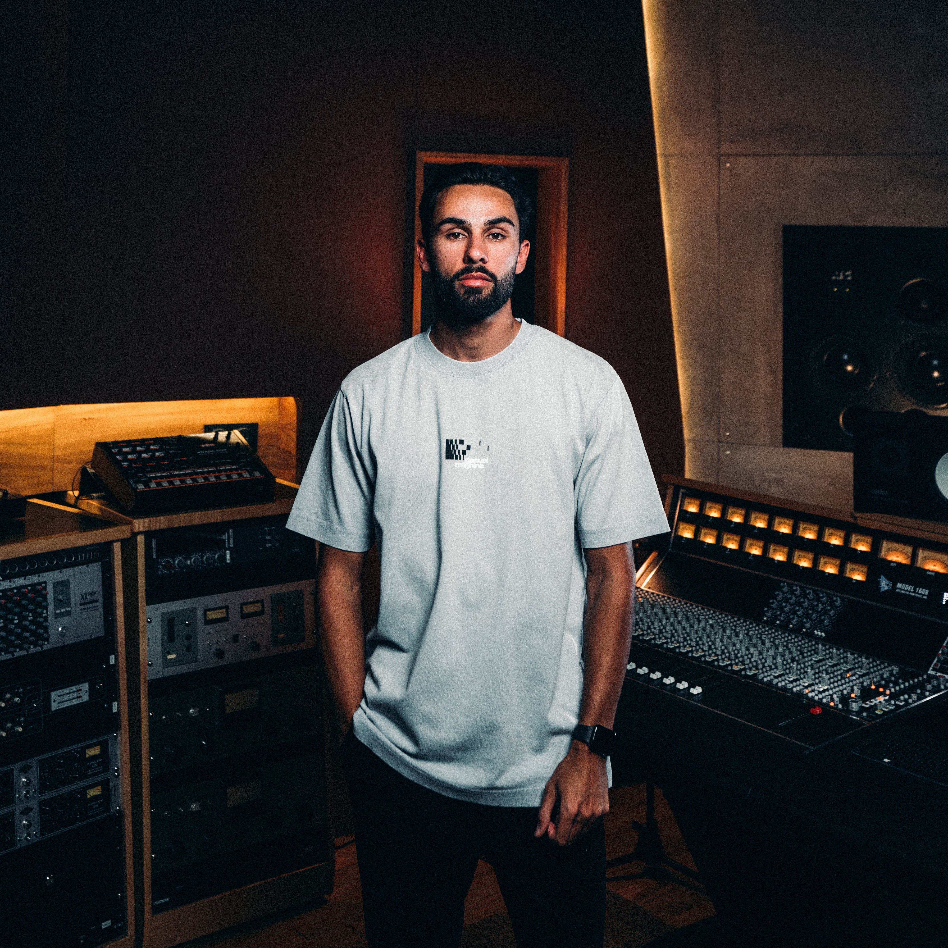 T-shirt Casual Records - Bleu