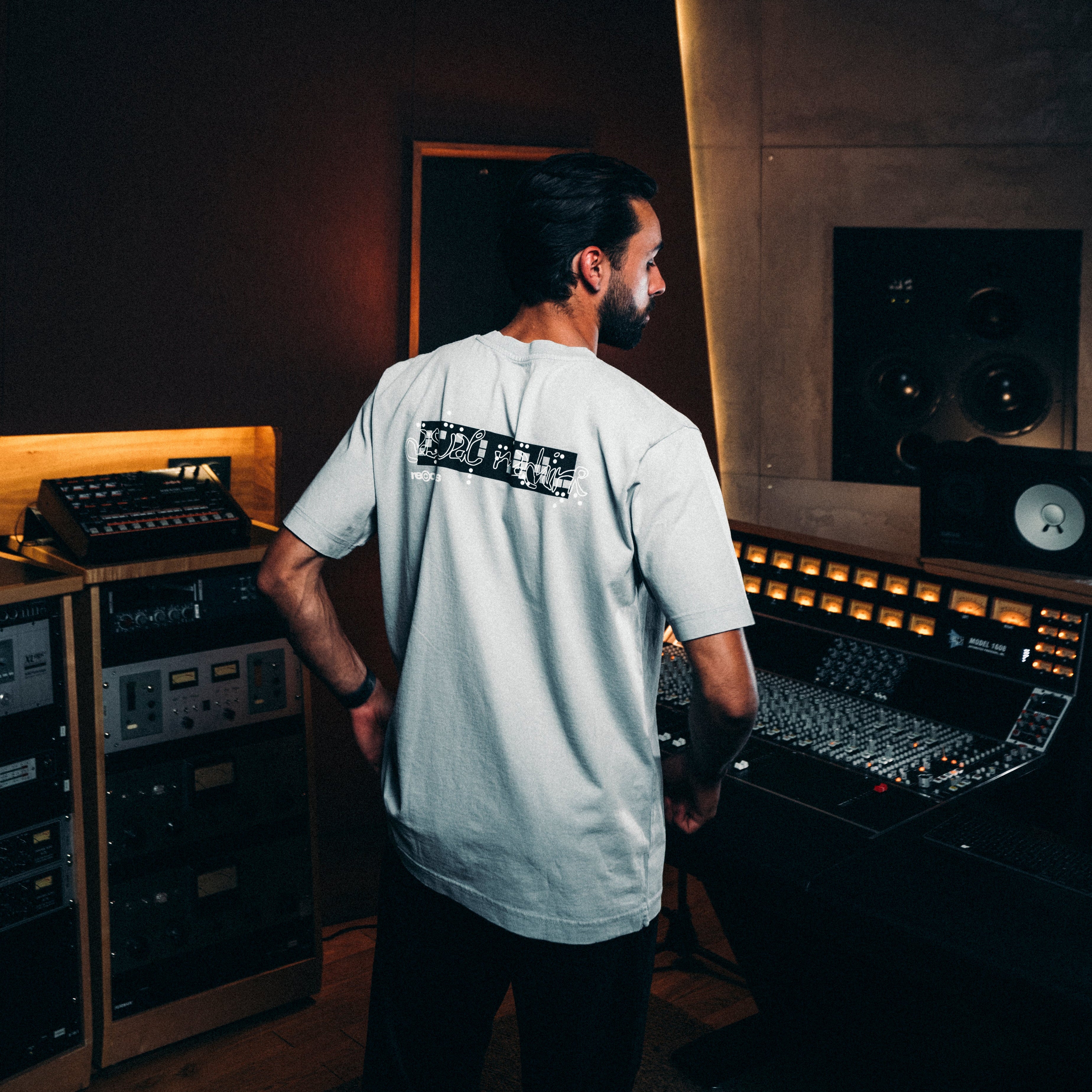T-shirt Casual Records - Bleu