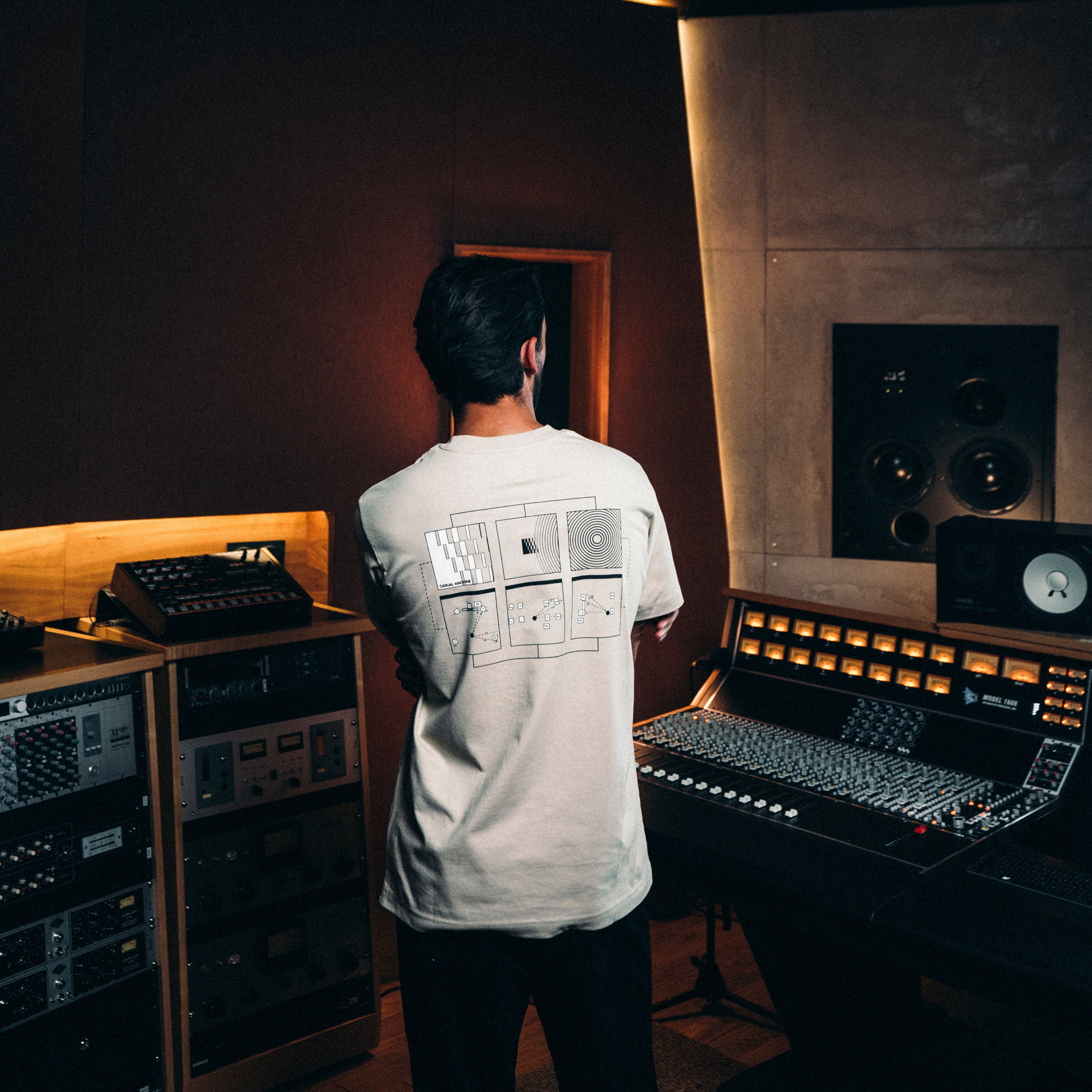 T-shirt Casual Records - Beige